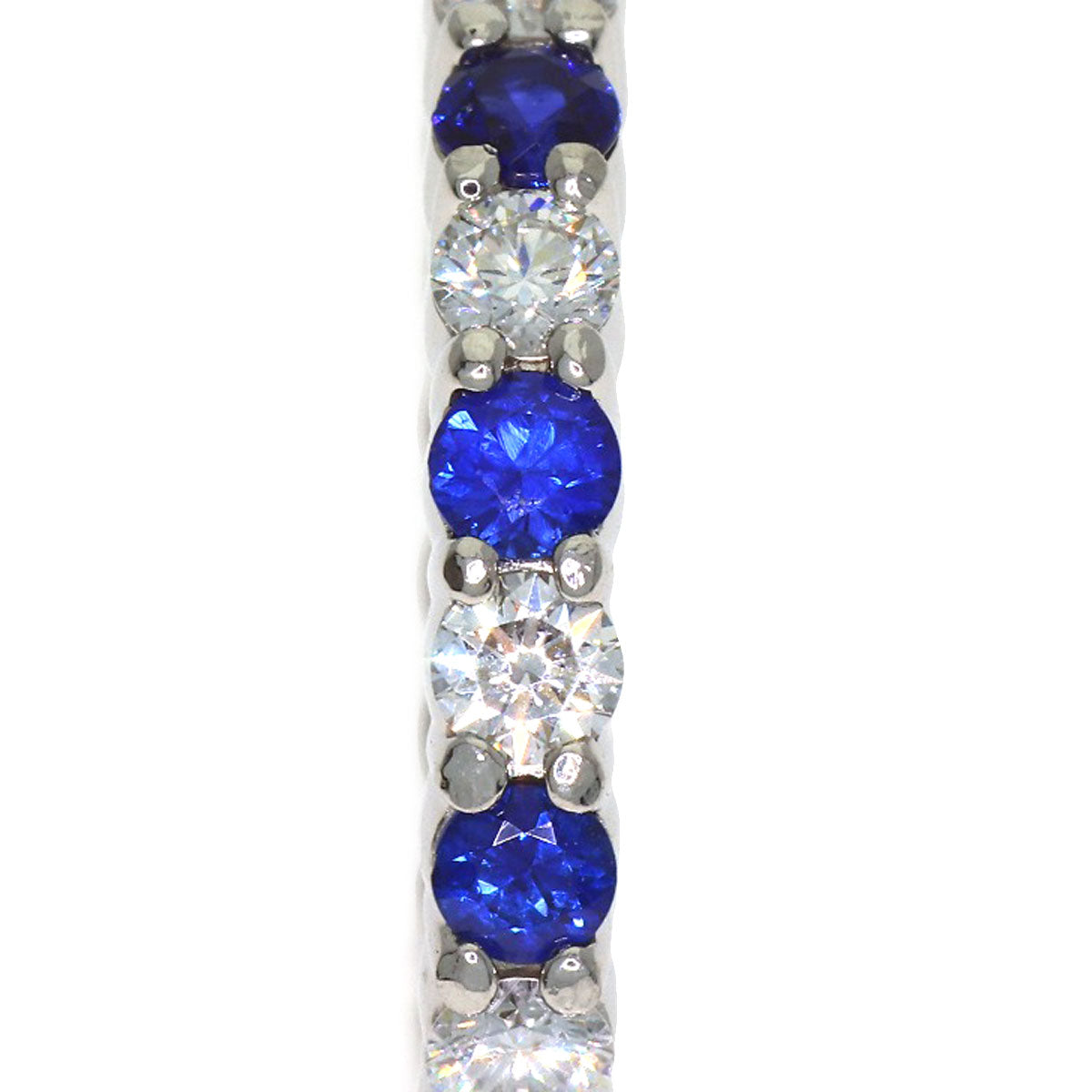 HARRY WINSTON Round-cut sapphire and diamond Ring Platinum PT950 Ladies [Used]