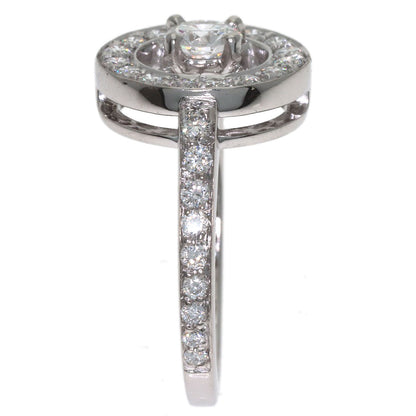Boucheron Avalonde Diamond #50 Ring K18 White Gold Ladies [Used]