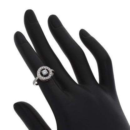 Boucheron Avalonde Diamond #50 Ring K18 White Gold Ladies [Used]
