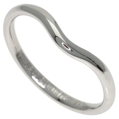 TIFFANY&Co. Curved band Ring Platinum PT950 Ladies [Used]