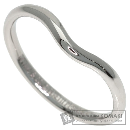 TIFFANY&Co. Curved band Ring Platinum PT950 Ladies [Used]