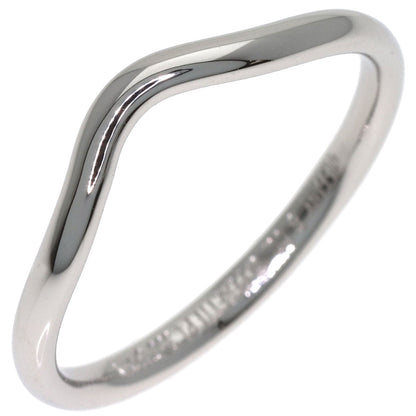 TIFFANY&Co. Curved band Ring Platinum PT950 Ladies [Used]