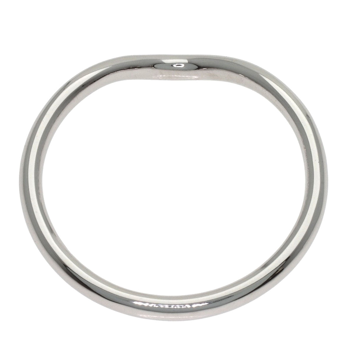 TIFFANY&Co. Curved band Ring Platinum PT950 Ladies [Used]