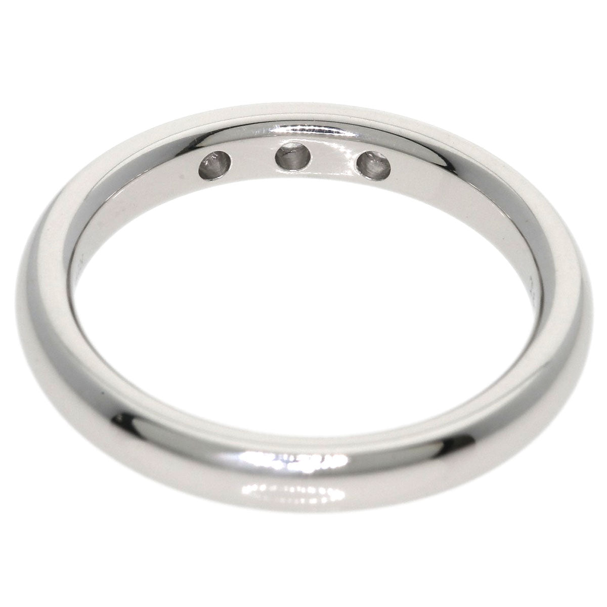 TIFFANY&Co. Wedding 3P Diamond Ring Platinum PT950 Ladies [Used]