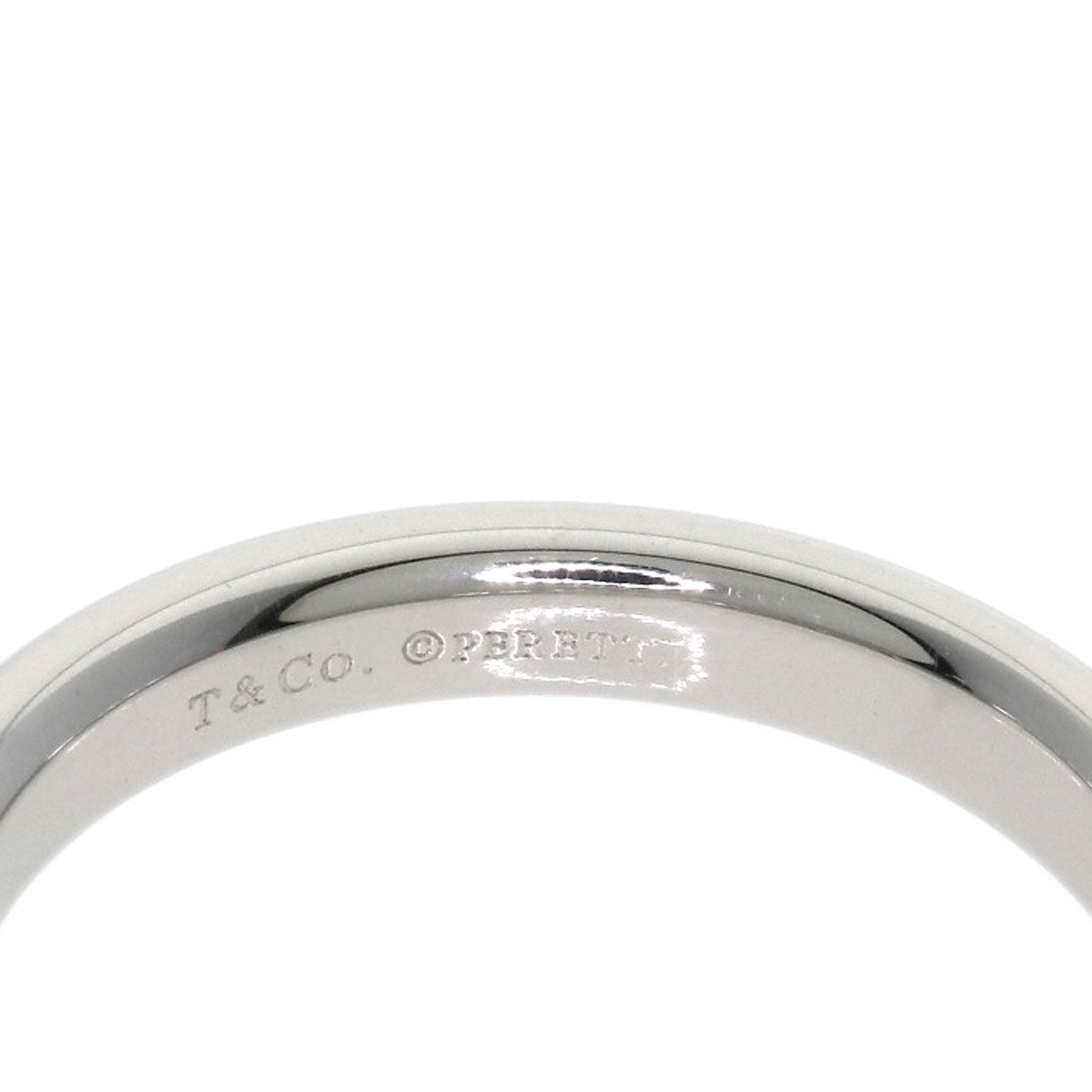 TIFFANY&Co. Wedding 3P Diamond Ring Platinum PT950 Ladies [Used]