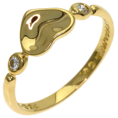 TIFFANY&Co. Full Heart 2P Diamond Ring K18 Yellow Gold Ladies [Used]