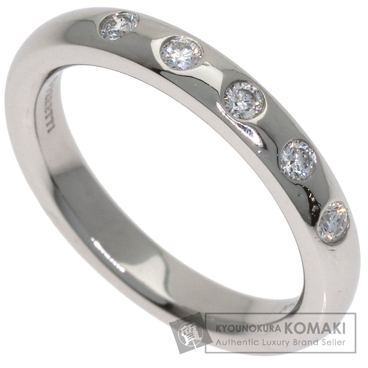 TIFFANY&Co. Wedding 5P Diamond Ring Platinum PT950 Ladies [Used]
