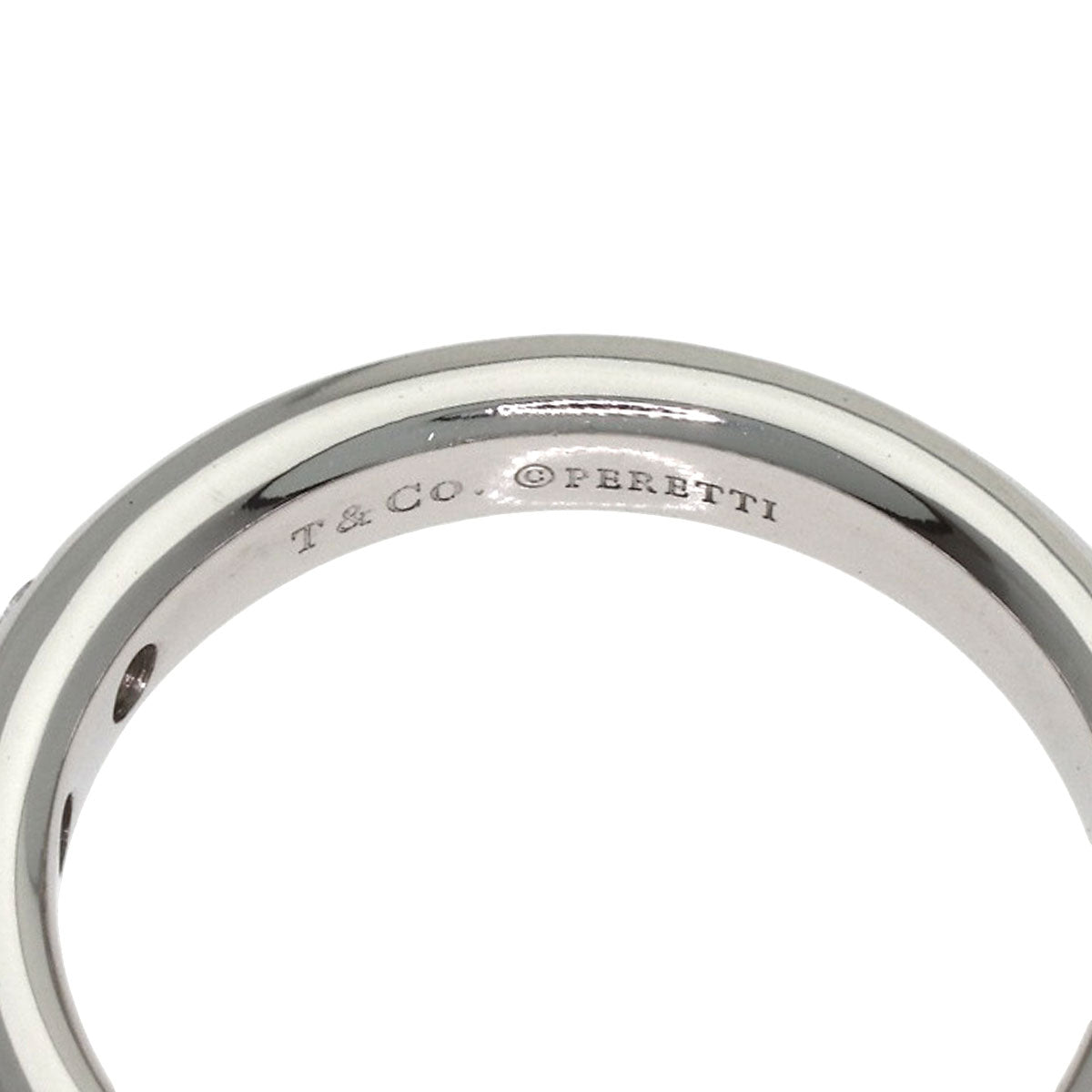 TIFFANY&Co. Wedding 5P Diamond Ring Platinum PT950 Ladies [Used]