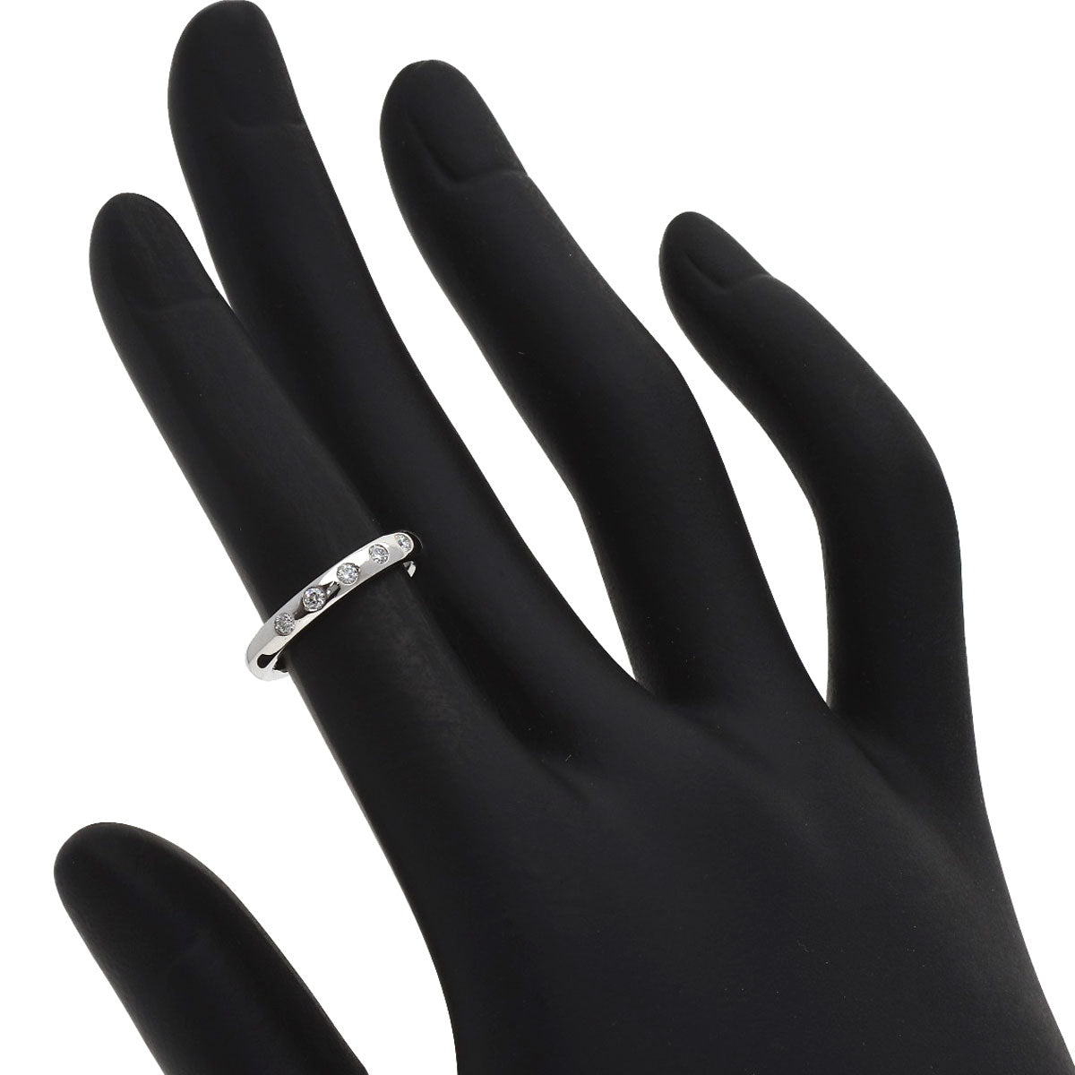 TIFFANY&Co. Wedding 5P Diamond Ring Platinum PT950 Ladies [Used]