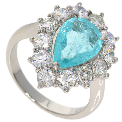 2.208ct Diamond Tourmaline Ring Platinum PT900 7g　Ladies