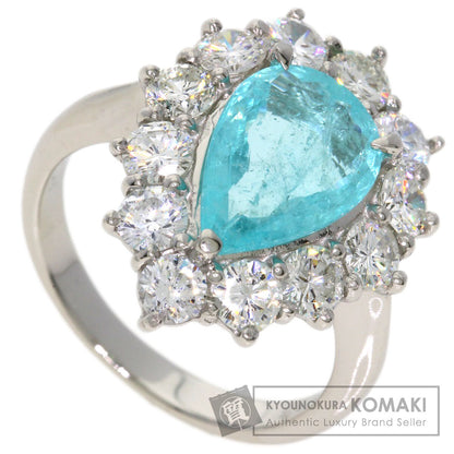 2.208ct Diamond Tourmaline Ring Platinum PT900 7g　Ladies