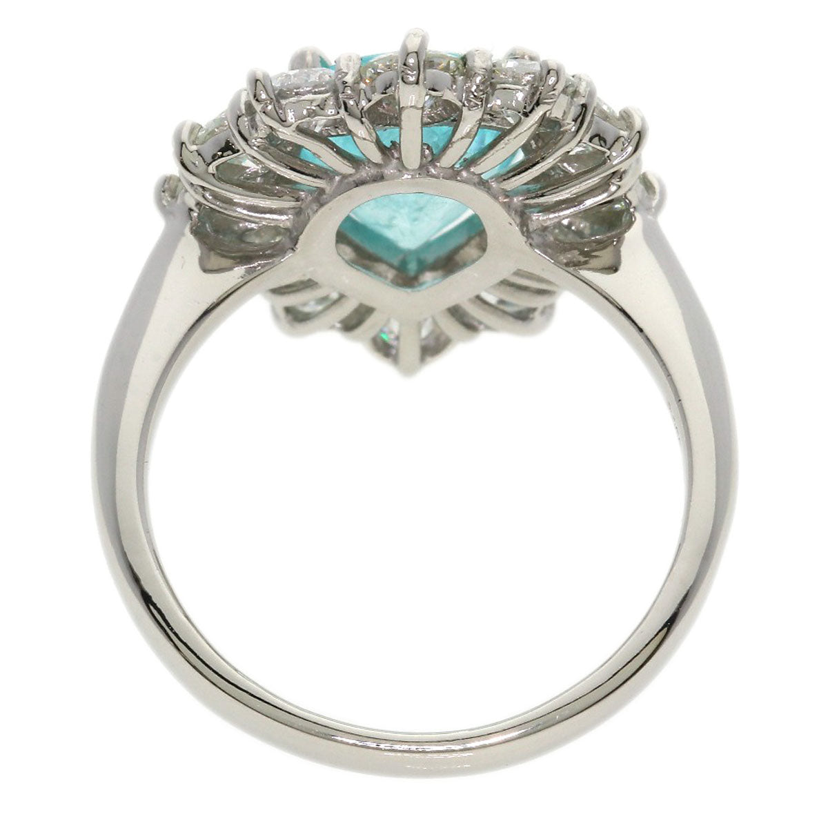 2.208ct Diamond Tourmaline Ring Platinum PT900 7g　Ladies