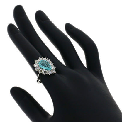 2.208ct Diamond Tourmaline Ring Platinum PT900 7g　Ladies
