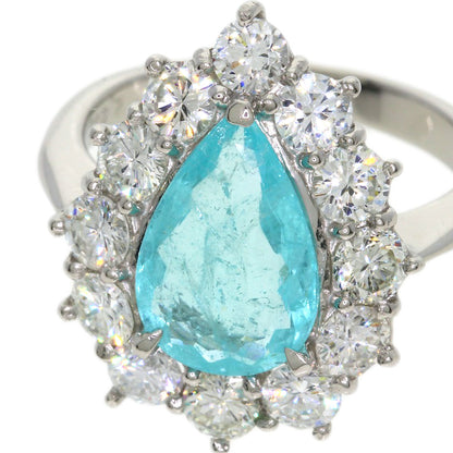 2.208ct Diamond Tourmaline Ring Platinum PT900 7g　Ladies