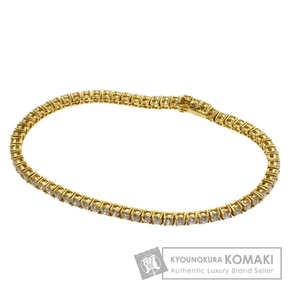 4.83ct Diamond Bracelet K18 Yellow Gold 10.6g　Ladies