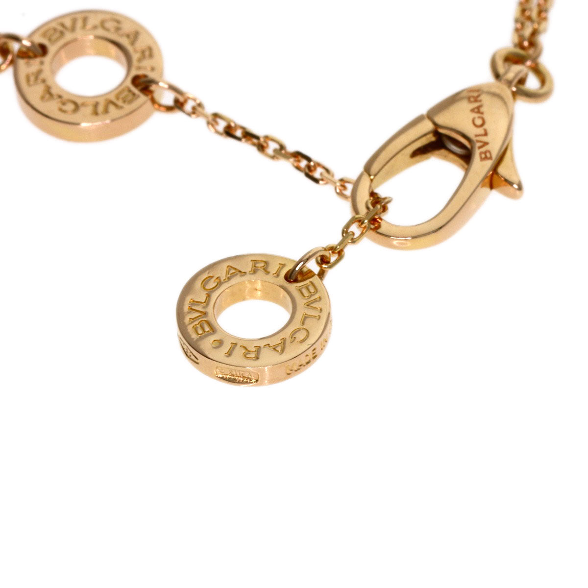 BVLGARI Diva Dream SM Diamond 2-strand Bracelet K18 Pink Gold Ladies [Used]