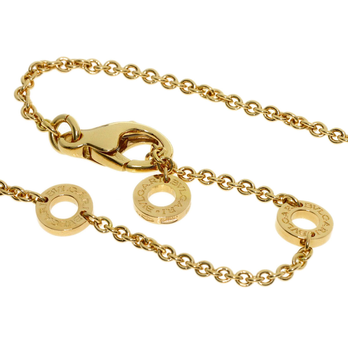BVLGARI B.zero1 Mistake Tokyo Limited Edition Necklace K18 Yellow Gold 18K Pink GoldLadies [Used]