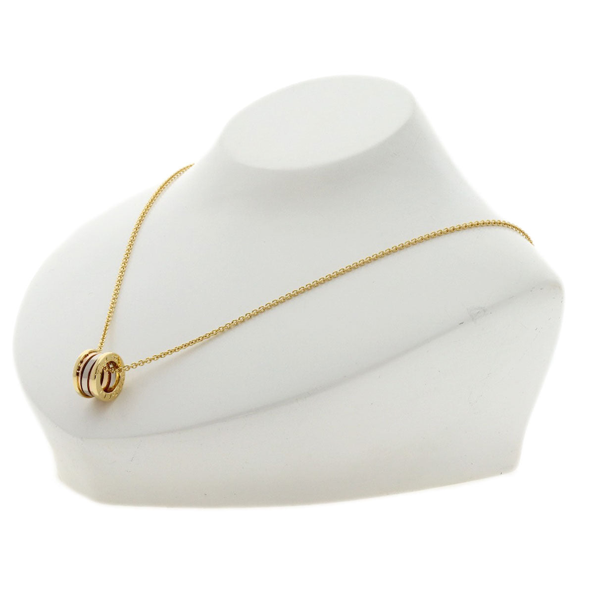 BVLGARI B.zero1 Mistake Tokyo Limited Edition Necklace K18 Yellow Gold 18K Pink GoldLadies [Used]