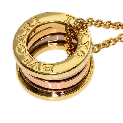 BVLGARI B.zero1 Mistake Tokyo Limited Edition Necklace K18 Yellow Gold 18K Pink GoldLadies [Used]