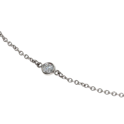 TIFFANY&Co. By The Yard 3P Diamond Bracelet Platinum PT950 Ladies [Used]