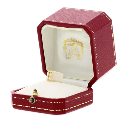 CARTIER 2C Ring SM #51 Ring K18 Yellow Gold 18K Pink GoldLadies [Used]
