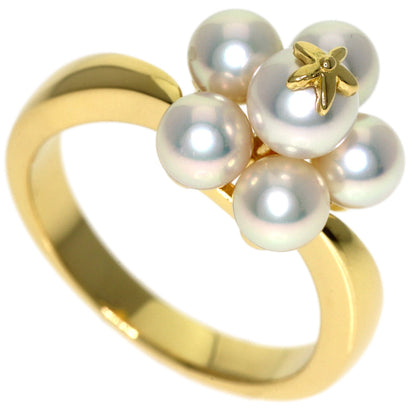 MIKIMOTO Baby pearl Pearl Ring K18 Yellow Gold Ladies [Used]
