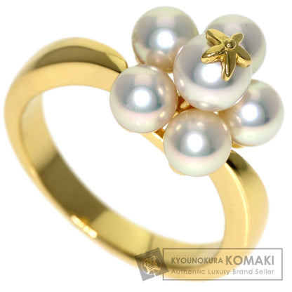 MIKIMOTO Baby pearl Pearl Ring K18 Yellow Gold Ladies [Used]