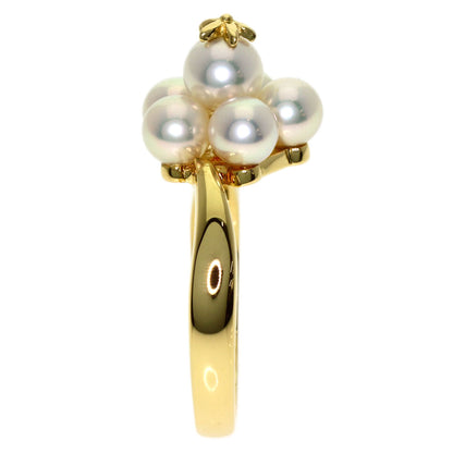 MIKIMOTO Baby pearl Pearl Ring K18 Yellow Gold Ladies [Used]