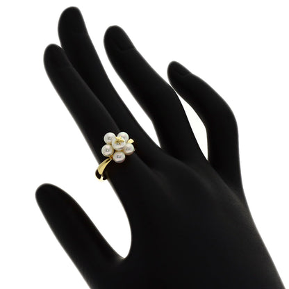 MIKIMOTO Baby pearl Pearl Ring K18 Yellow Gold Ladies [Used]