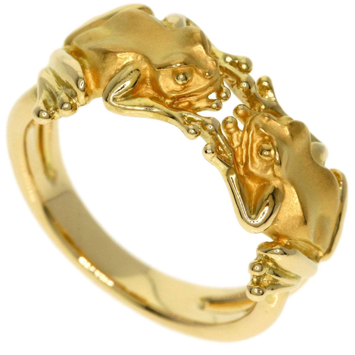Carrera y Carrera Frog motif Ring K18 Yellow Gold Ladies [Used]