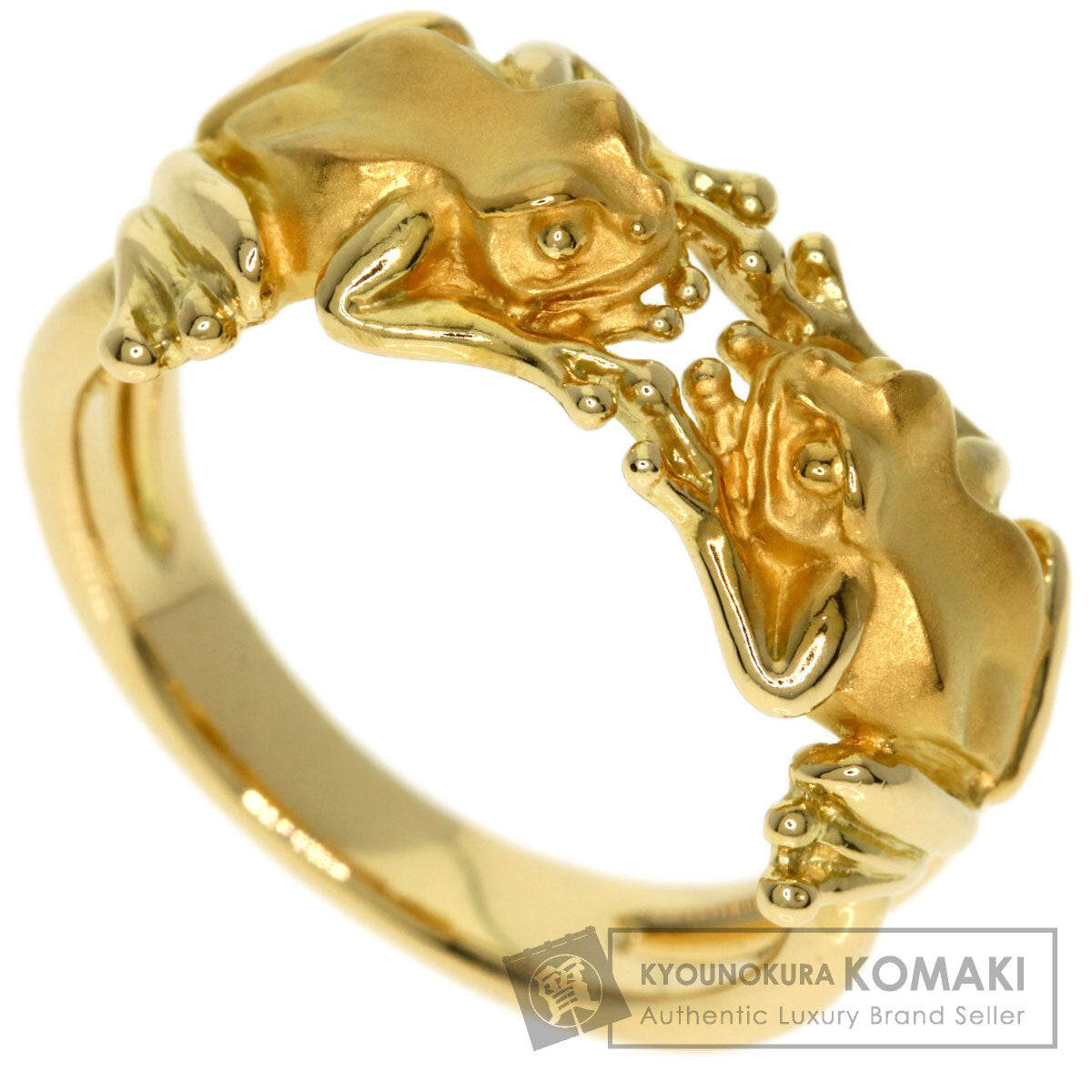 Carrera y Carrera Frog motif Ring K18 Yellow Gold Ladies [Used]