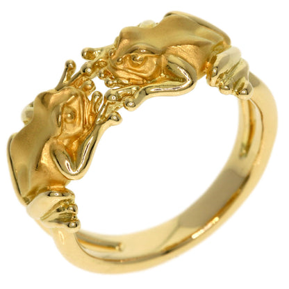 Carrera y Carrera Frog motif Ring K18 Yellow Gold Ladies [Used]