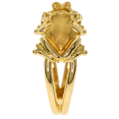 Carrera y Carrera Frog motif Ring K18 Yellow Gold Ladies [Used]
