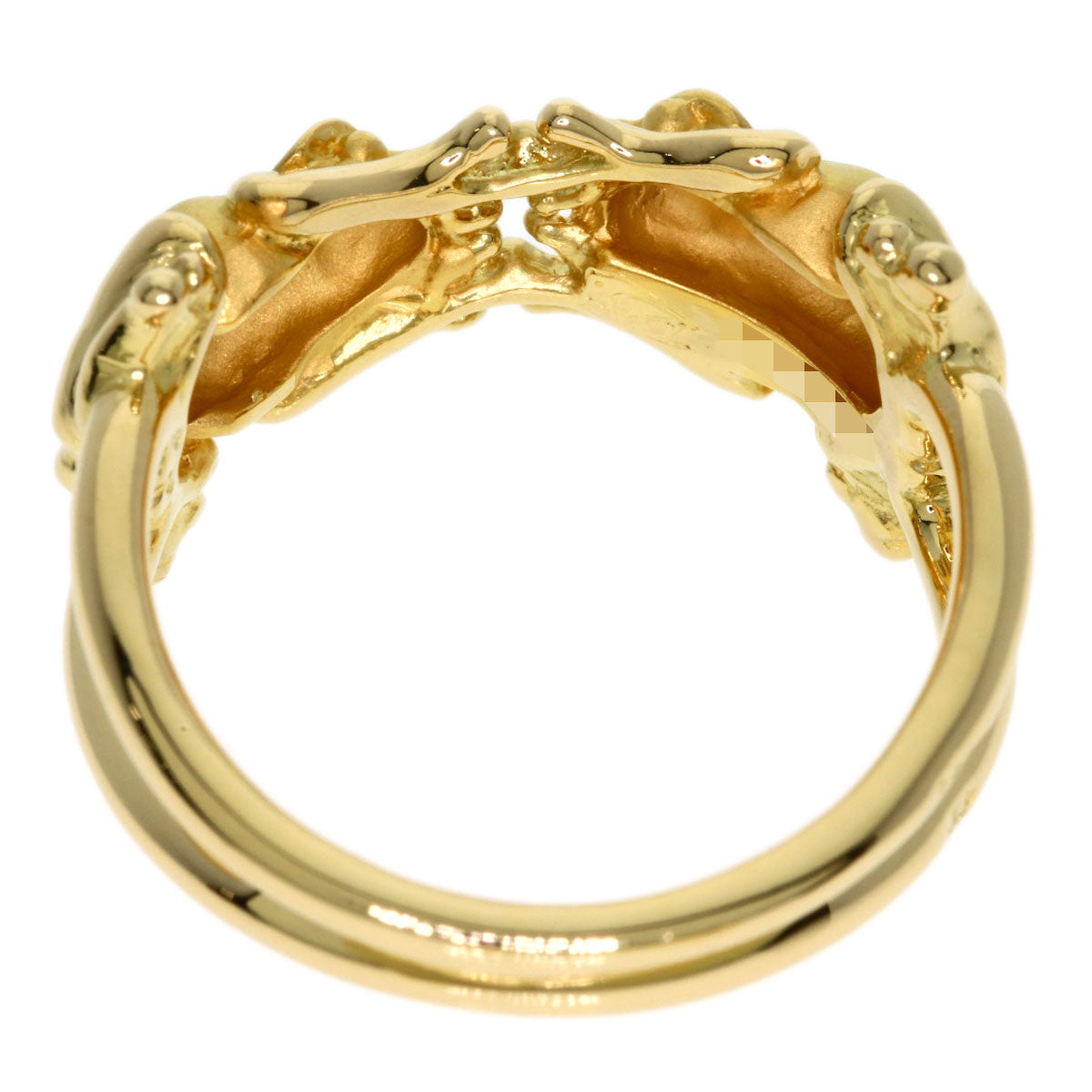 Carrera y Carrera Frog motif Ring K18 Yellow Gold Ladies [Used]