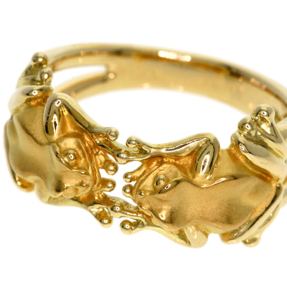 Carrera y Carrera Frog motif Ring K18 Yellow Gold Ladies [Used]