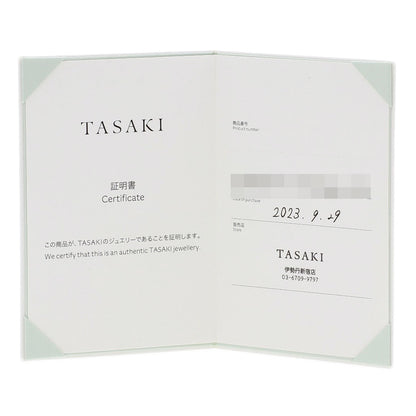 TASAKI Balance Signature Black Pearl Ring K18 Yellow Gold Ladies [Used]