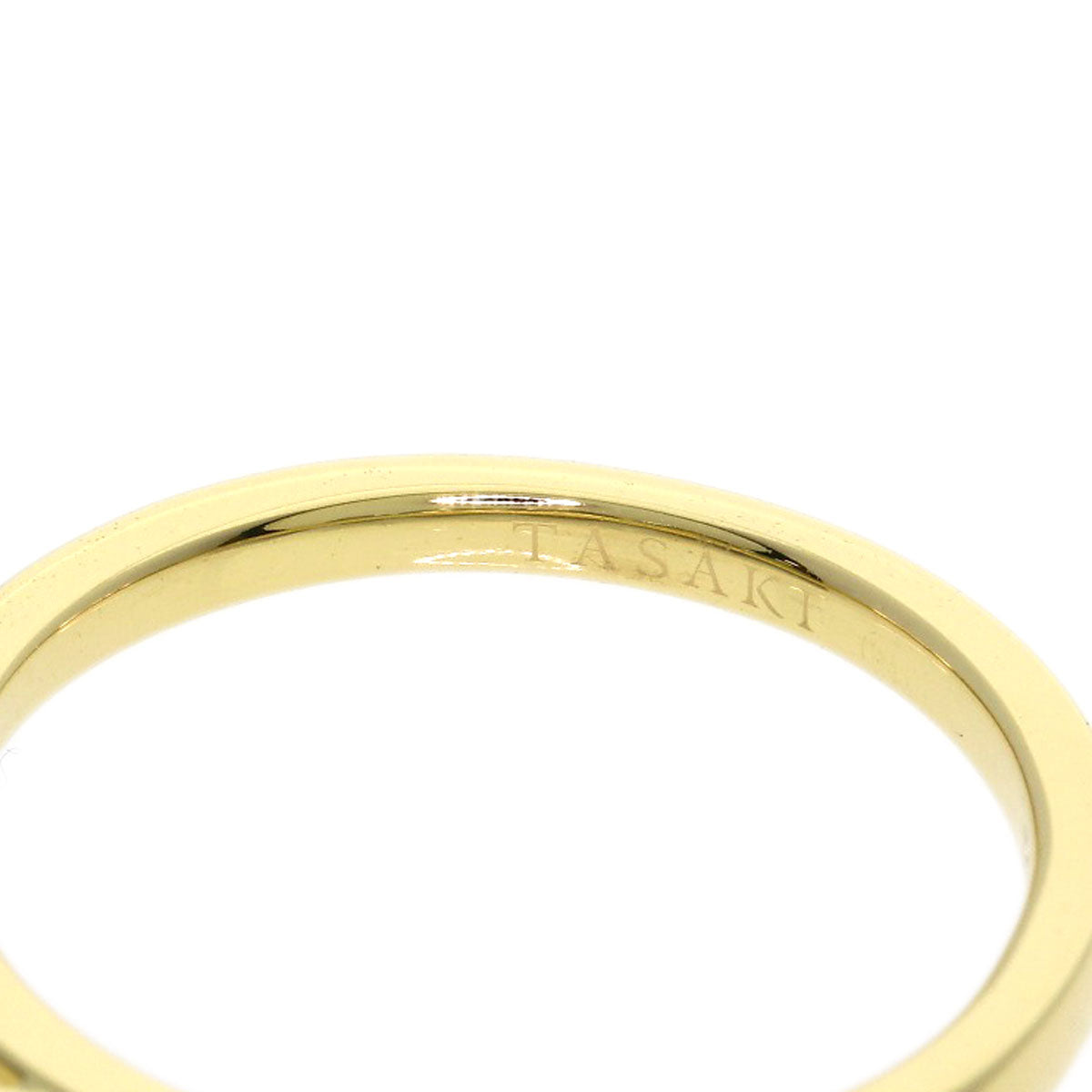 TASAKI Balance Signature Black Pearl Ring K18 Yellow Gold Ladies [Used]
