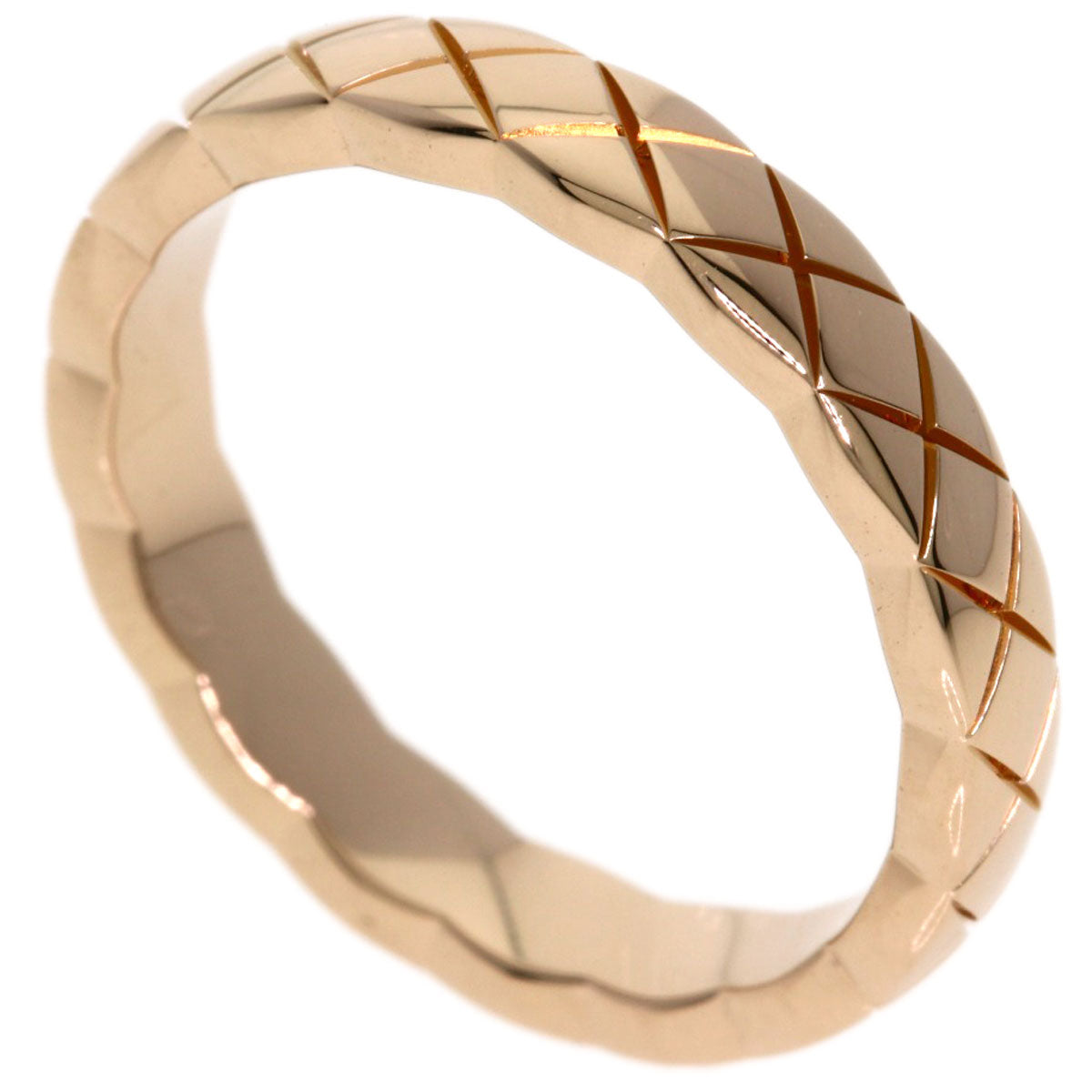 CHANEL Coco Crush Small #48 Ring K18 Pink Gold Ladies [Used]