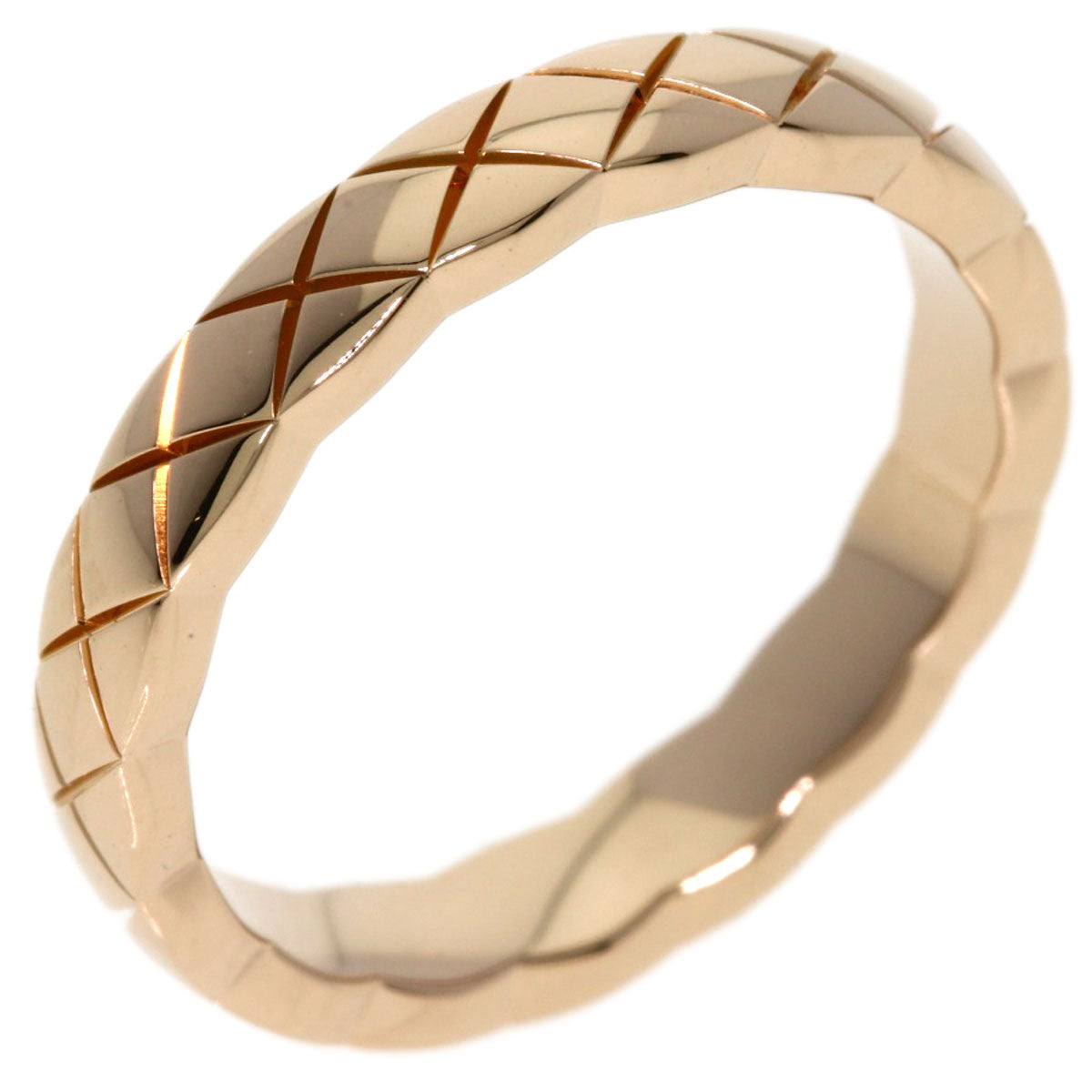 CHANEL Coco Crush Small #48 Ring K18 Pink Gold Ladies [Used]