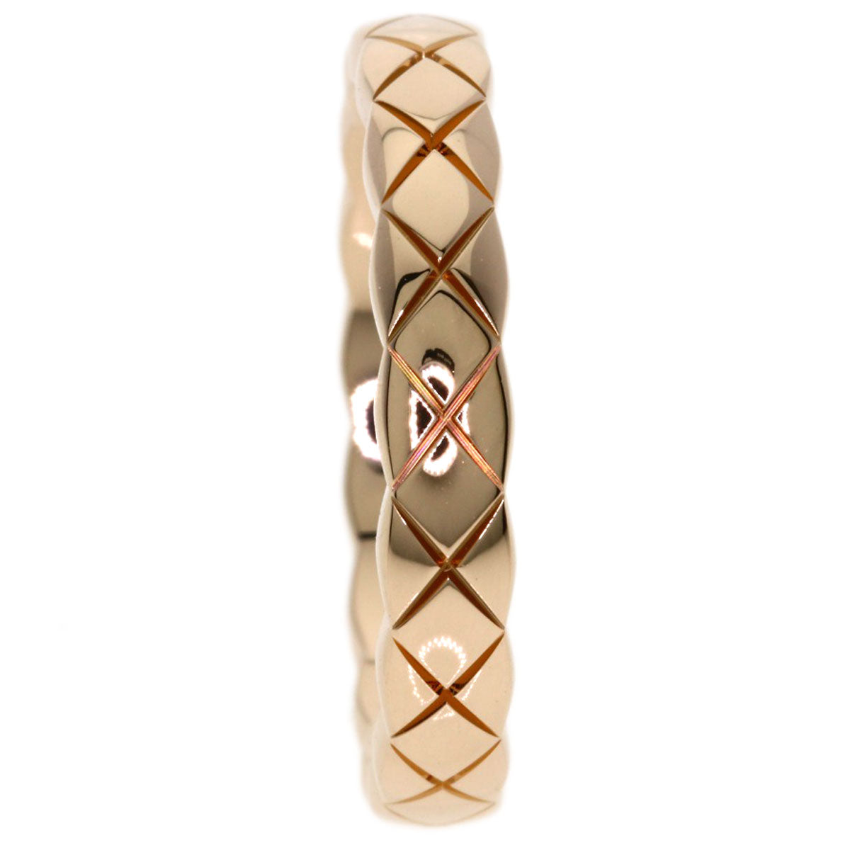 CHANEL Coco Crush Small #48 Ring K18 Pink Gold Ladies [Used]