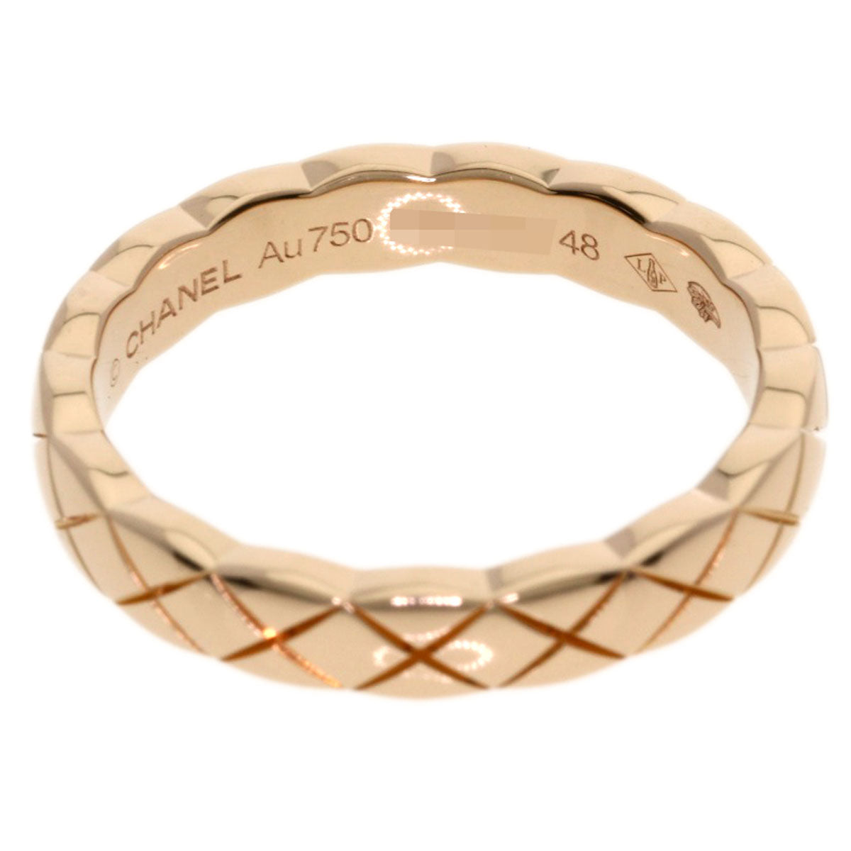 CHANEL Coco Crush Small #48 Ring K18 Pink Gold Ladies [Used]