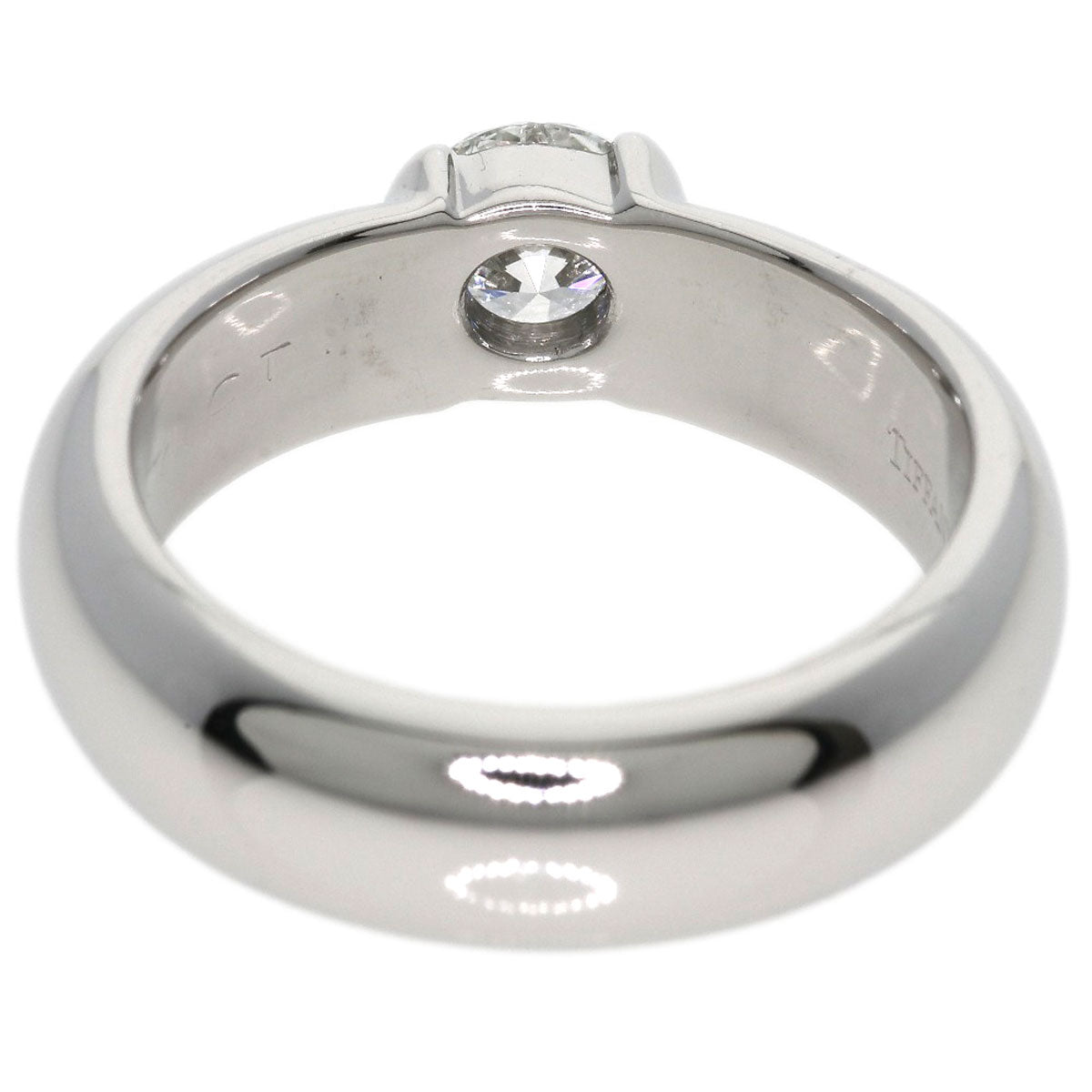 TIFFANY&Co. 1P Diamond H-VS1-VG Ring Platinum PT950 Ladies [Used]
