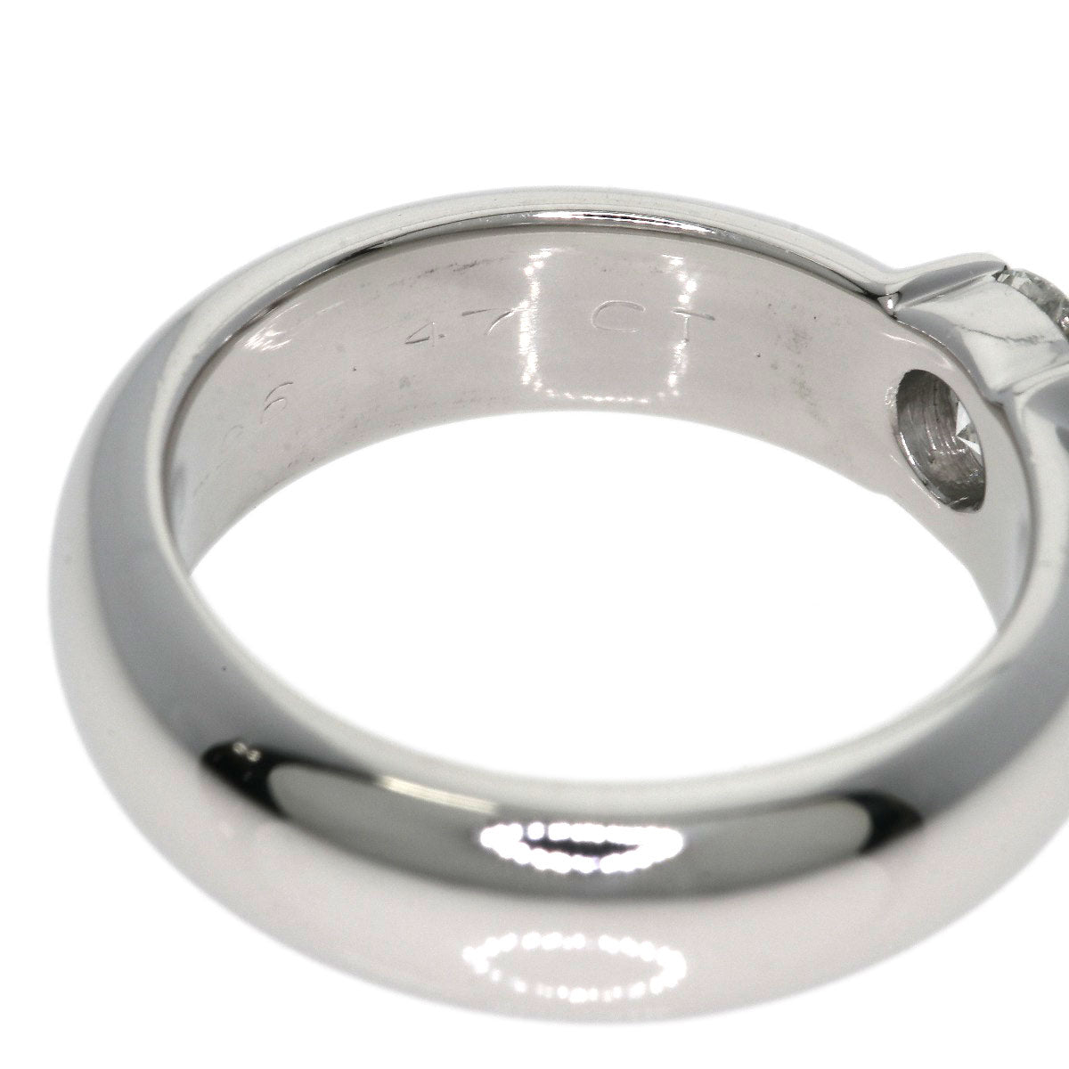 TIFFANY&Co. 1P Diamond H-VS1-VG Ring Platinum PT950 Ladies [Used]