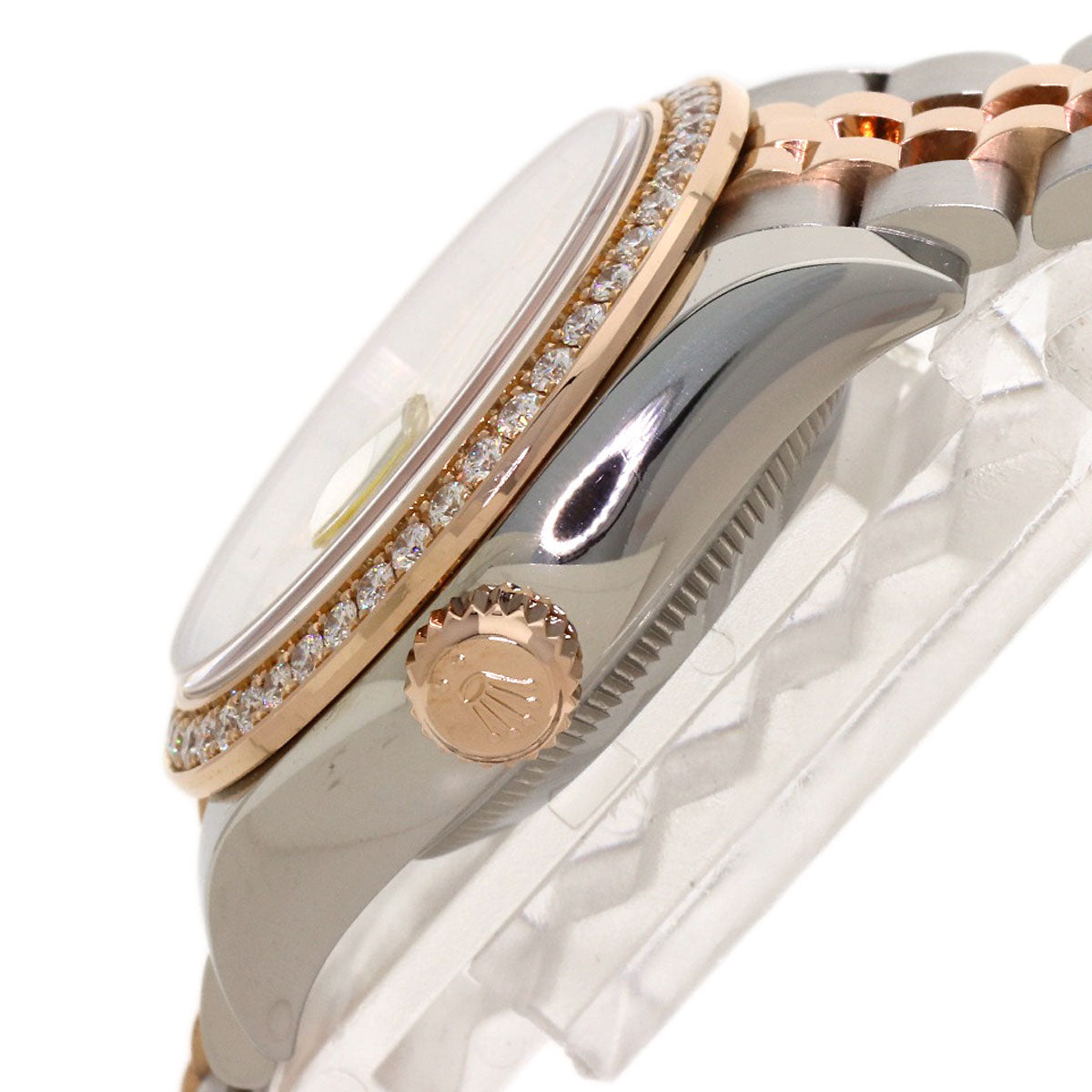 ROLEX Datejust 28 10P Diamond Watches 279381RBR Stainless Steel/SSxK18PG Ladies