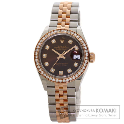 ROLEX Datejust 28 10P Diamond Watches 279381RBR Stainless Steel/SSxK18PG Ladies