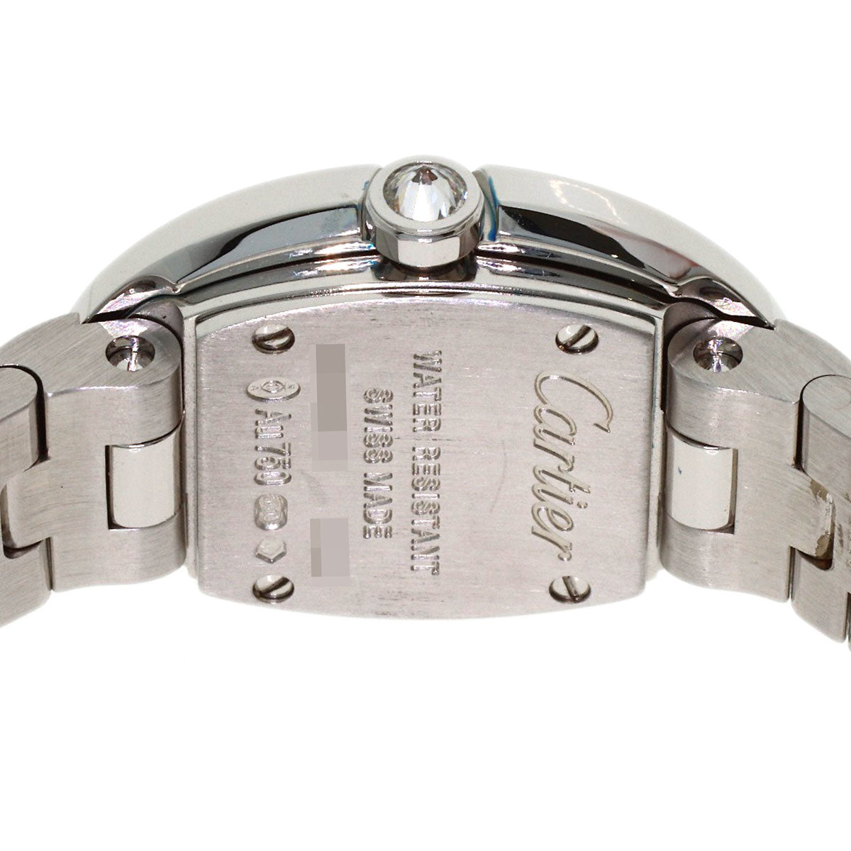 CARTIER Mini Baignoire Diamond Watches HPI00327 K18 White Gold/K18WGxDiamond Ladies