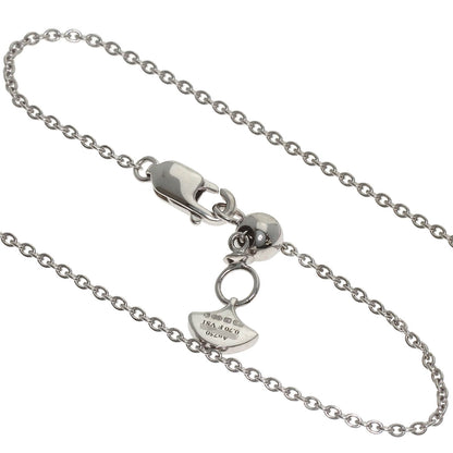 GRAFF Heart-shaped micropavé pendant diamonds Necklace K18 White Gold Ladies [Used]