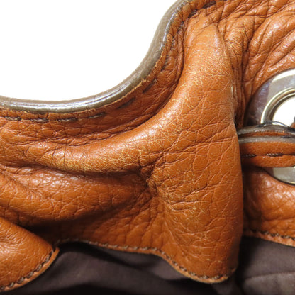 TODS logo Shoulder Bag Leather Ladies [Used]