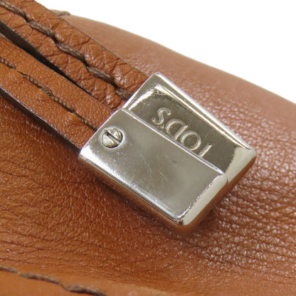 TODS logo Shoulder Bag Leather Ladies [Used]
