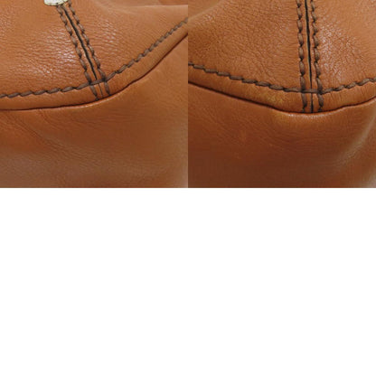 TODS logo Shoulder Bag Leather Ladies [Used]